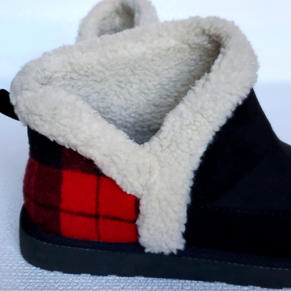 Matrices Fur Trim Bootie Slippers - Picture 3 of 6